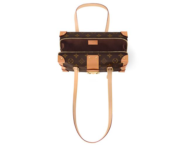 Petite Malle Borsa Louis Vuitton Monogram Malle De Jour Marrone Monogramma - vista 2
