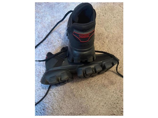 Baskets Prada Cloudbust Thunder Noires - vue 5