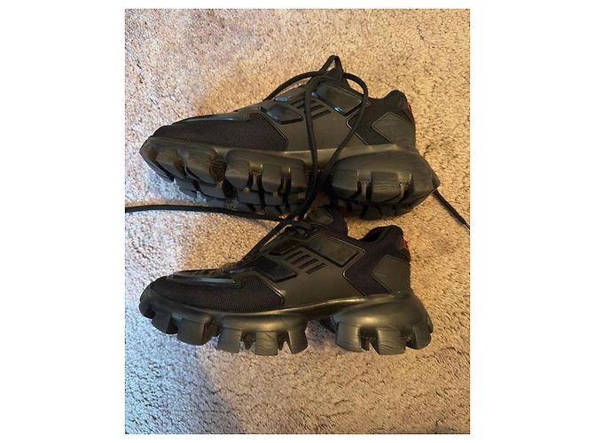 Baskets Prada Cloudbust Thunder Noires - vue 6
