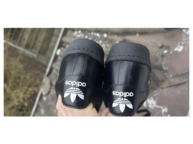Sneaker in pelle nera di Prada x Adidas Nero - vista 5