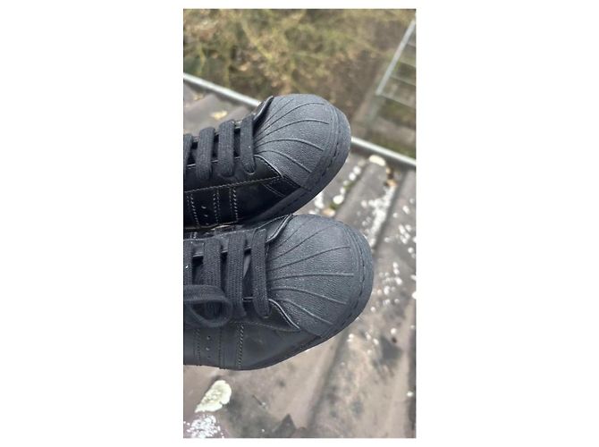 Sneaker in pelle nera di Prada x Adidas Nero - vista 6