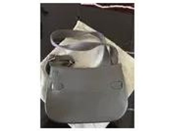 Hermès Jypsiere Bolso Bandolera Cuero Gris - vista 7