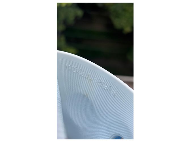 Ciabatte Burberry da donna in gomma Bianco Blu - vista 2