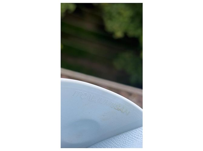 Ciabatte Burberry da donna in gomma Bianco Blu - vista 3