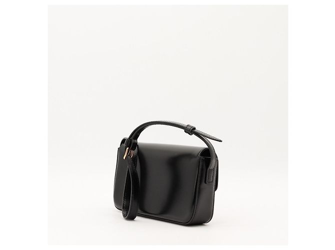 Céline Borsa a tracolla Celine Triomphe in pelle di vitello liscia nera Nero - vista 4