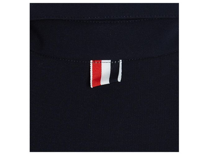 Thom Browne Abito Camicia Lungo in Lana Blu Navy Blu scuro - vista 6