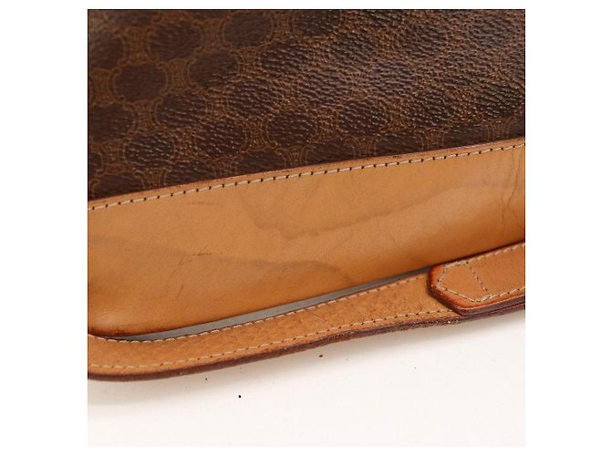 Céline Borsa a secchiello Celine Macadam con pochette Marrone - vista 10