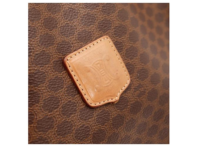 Céline Borsa a secchiello Celine Macadam con pochette Marrone - vista 7