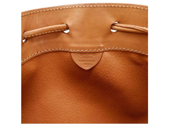 Céline Borsa a secchiello Celine Macadam con pochette Marrone - vista 8