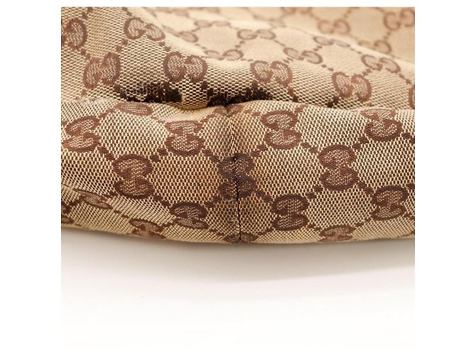Gucci Schultertasche aus Monogramm-Canvas Braun Beige - Ansicht 13
