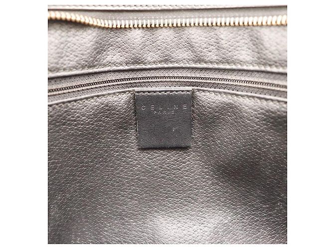 Céline Pouch Celine Triomphe Canvas Marrone Nero - vista 8