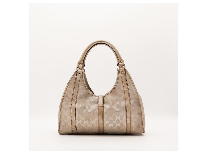 Borsa Hobo Gucci Monogram Beige - vista 3