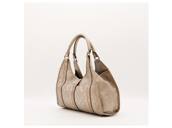 Borsa Hobo Gucci Monogram Beige - vista 4