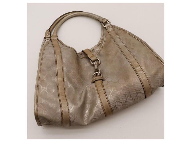 Borsa Hobo Gucci Monogram Beige - vista 6
