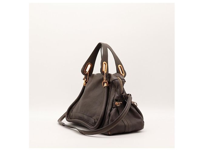 Chloé Borsa Satchel Chloe Paddington Marrone - vista 2