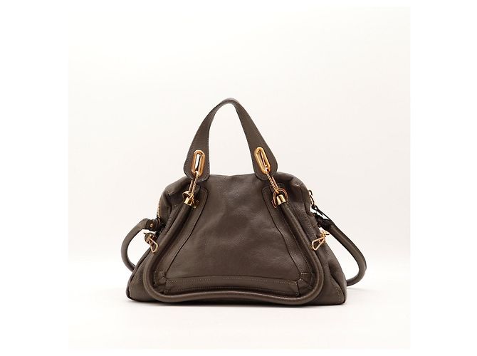 Chloé Borsa Satchel Chloe Paddington Marrone - vista 3
