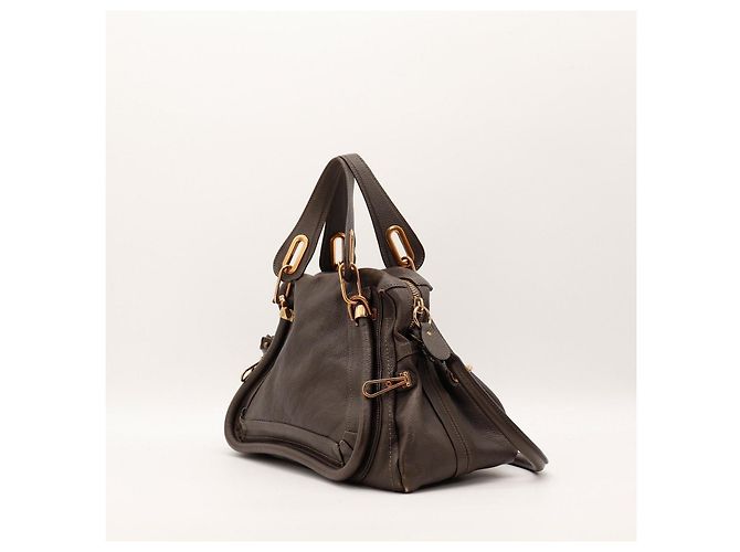 Chloé Borsa Satchel Chloe Paddington Marrone - vista 4