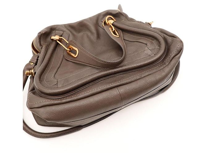 Chloé Borsa Satchel Chloe Paddington Marrone - vista 6