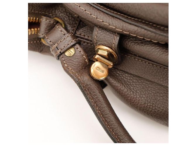Chloé Borsa Satchel Chloe Paddington Marrone - vista 7