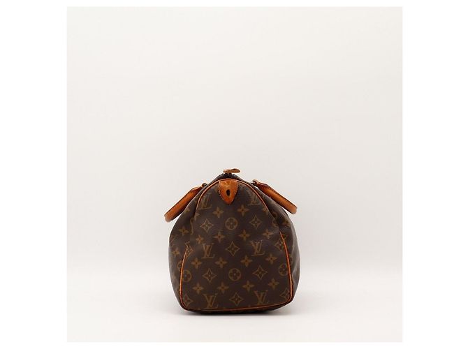 Borsa Louis Vuitton Speedy 30 Monogram Canvas Marrone - vista 3