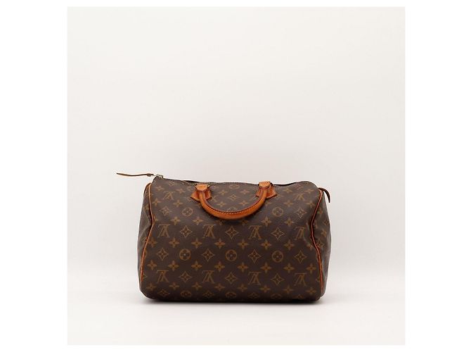 Borsa Louis Vuitton Speedy 30 Monogram Canvas Marrone - vista 4