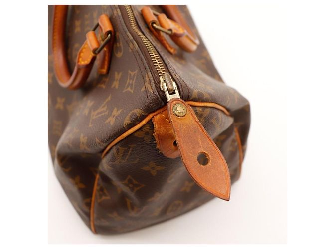 Borsa Louis Vuitton Speedy 30 Monogram Canvas Marrone - vista 9