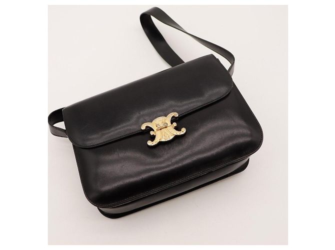 Céline Borsa a spalla Celine Triomphe Nero - vista 6