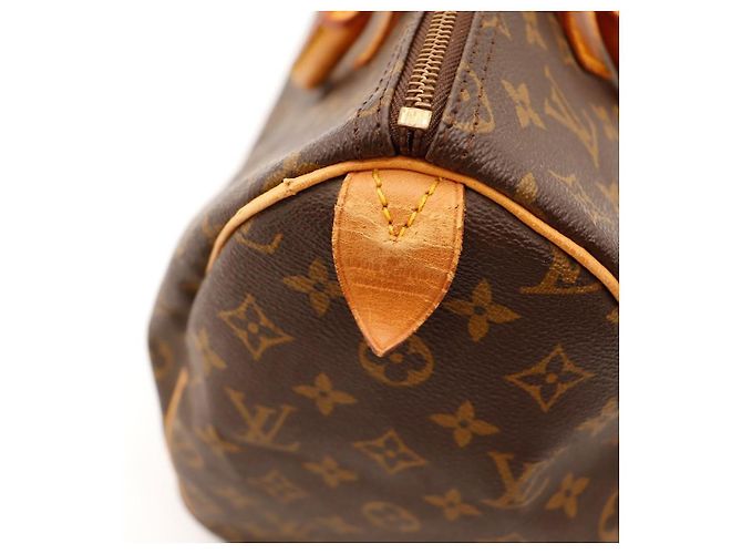 Borsa Louis Vuitton Speedy 30 Monogram Canvas Marrone - vista 10