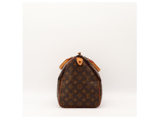 Borsa Louis Vuitton Speedy 30 Monogram Canvas Marrone - vista 3