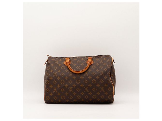 Borsa Louis Vuitton Speedy 30 Monogram Canvas Marrone - vista 4