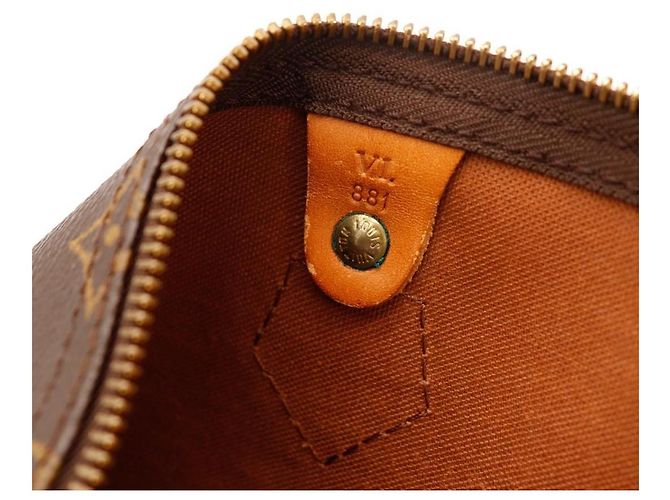 Borsa Louis Vuitton Speedy 30 Monogram Canvas Marrone - vista 8