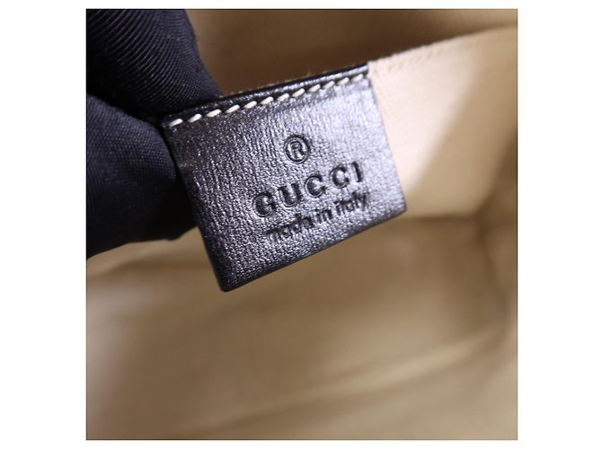 Gucci Horsebit Leather Medium Negro - vista 6
