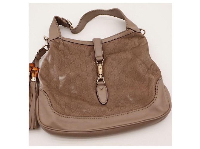 Gucci Jackie Hobo-Tasche Beige - Ansicht 6