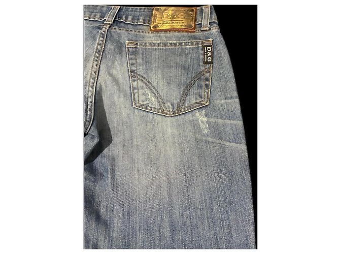 Vaqueros D&G para mujer en denim azul Azul claro - vista 3