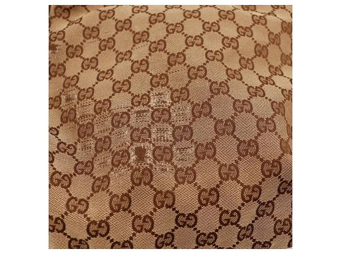 Borsa Hobo Gucci in tela monogram Marrone Beige - vista 14