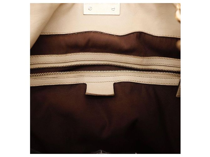 Borsa Hobo Gucci in tela monogram Marrone Beige - vista 6