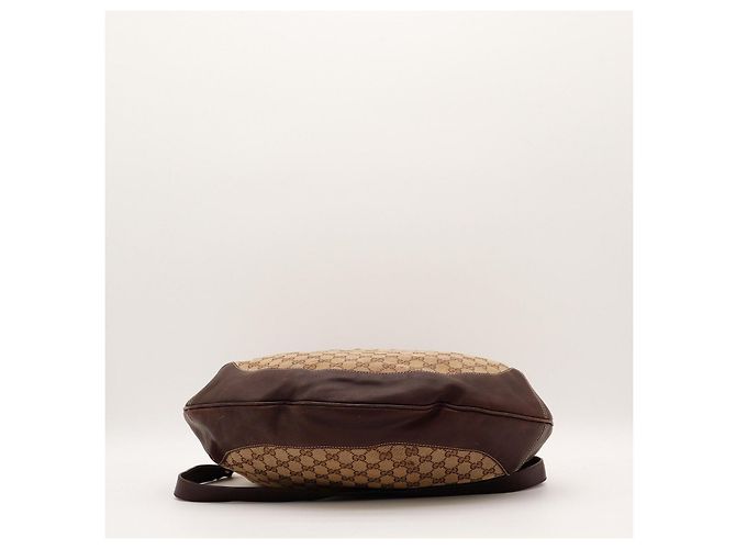 Bamboo Borsa Hobo Gucci Monogram con manico in bambù Marrone Monogramma - vista 5