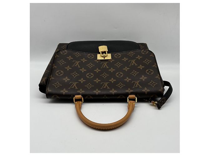 Louis Vuitton Marignan Monogram Canvas with Leather medium Marrone - vista 4