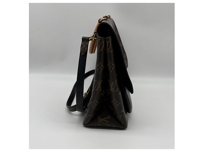 Louis Vuitton Marignan Monogram Canvas with Leather medium Marrone - vista 5