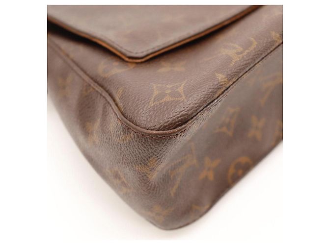 Borsa Pochette Accessoires in tela Monogram Louis Vuitton Marrone Monogramma - vista 9
