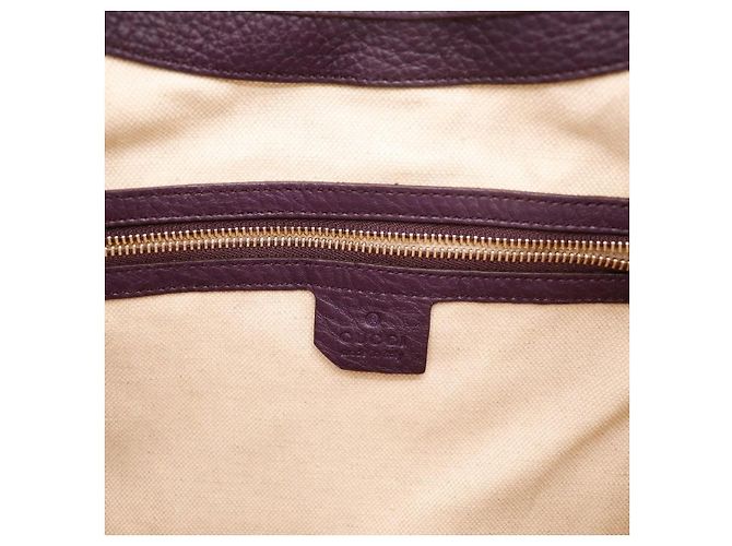 Borsa Hobo Gucci Jackie Monogram Canvas Marrone Beige - vista 8