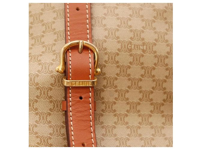 Céline Sac seau Celine Vintage Monogram Marron Beige - vue 10