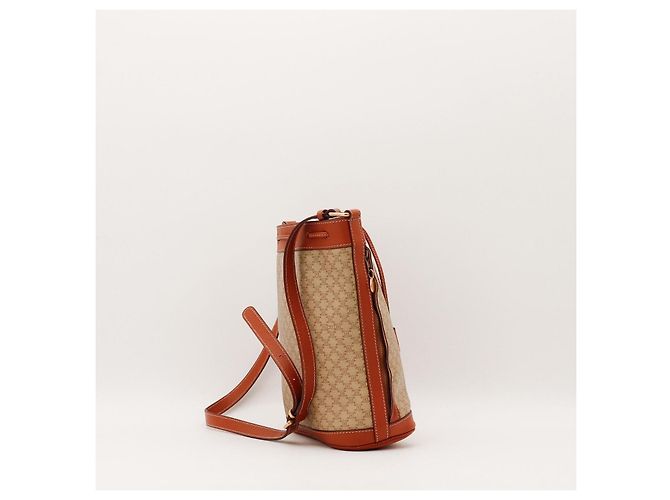Céline Sac seau Celine Vintage Monogram Marron Beige - vue 4