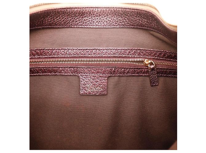 Borsa Hobo Gucci in tela monogramma Marrone - vista 8