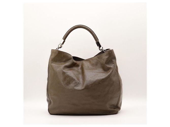 Borsa Hobo Yves Saint Laurent Muse Two Marrone - vista 3