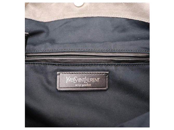 Borsa Hobo Yves Saint Laurent Muse Two Marrone - vista 7