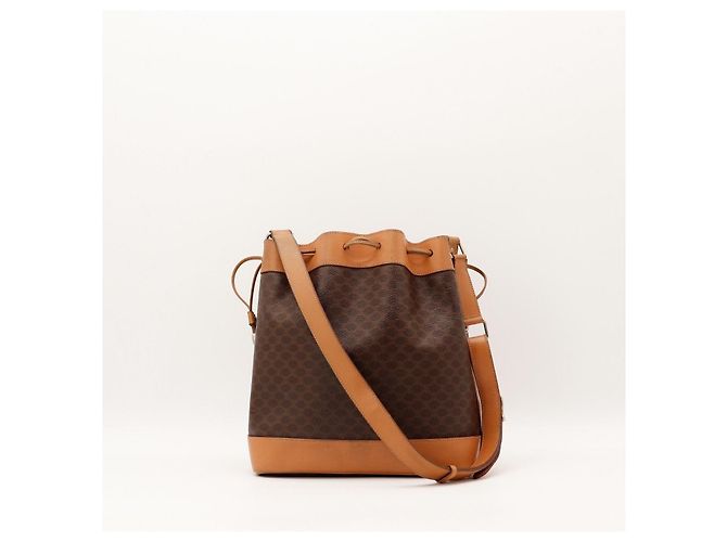 Céline Sac seau Vintage Celine Monogram Marron - vue 3