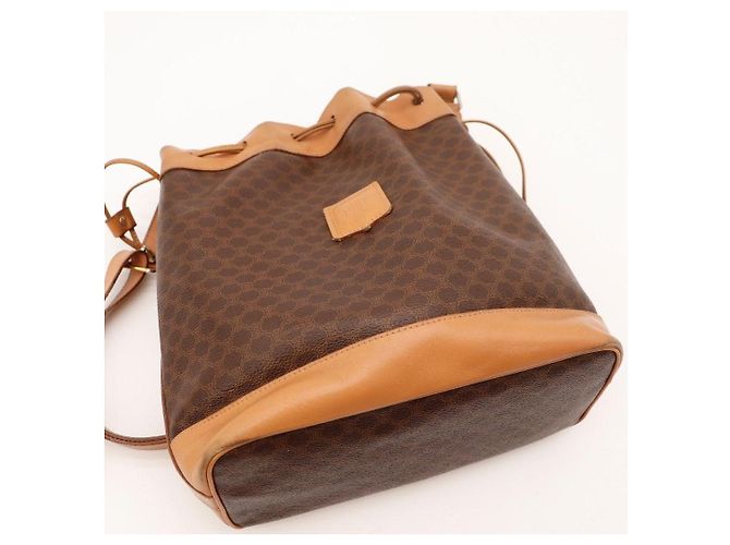 Céline Sac seau Vintage Celine Monogram Marron - vue 6