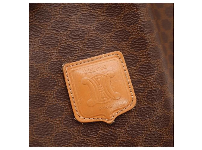 Céline Sac seau Vintage Celine Monogram Marron - vue 7