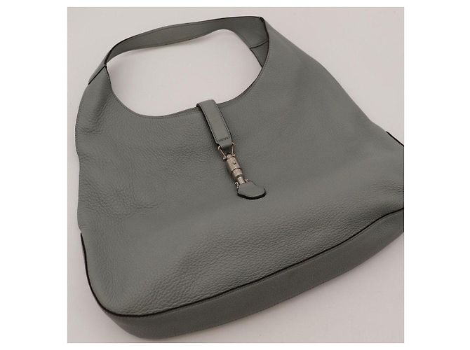 Borsa hobo Gucci Jackie 1961 Small in pelle grigia Grigio - vista 6